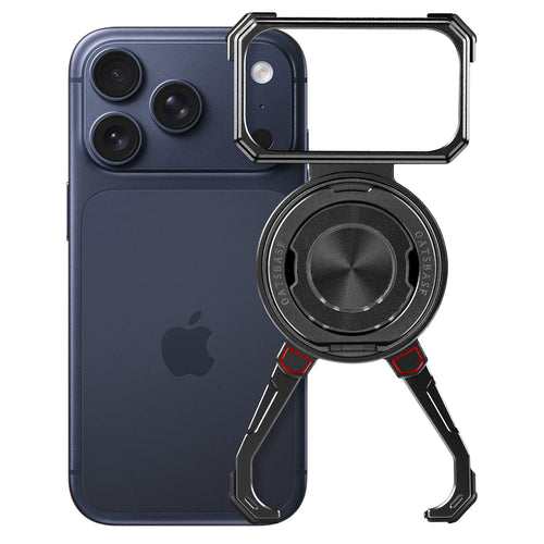 Outdo Tech - Metal Armor Pro – 360° Kickstand MagSafe Metal Bumper