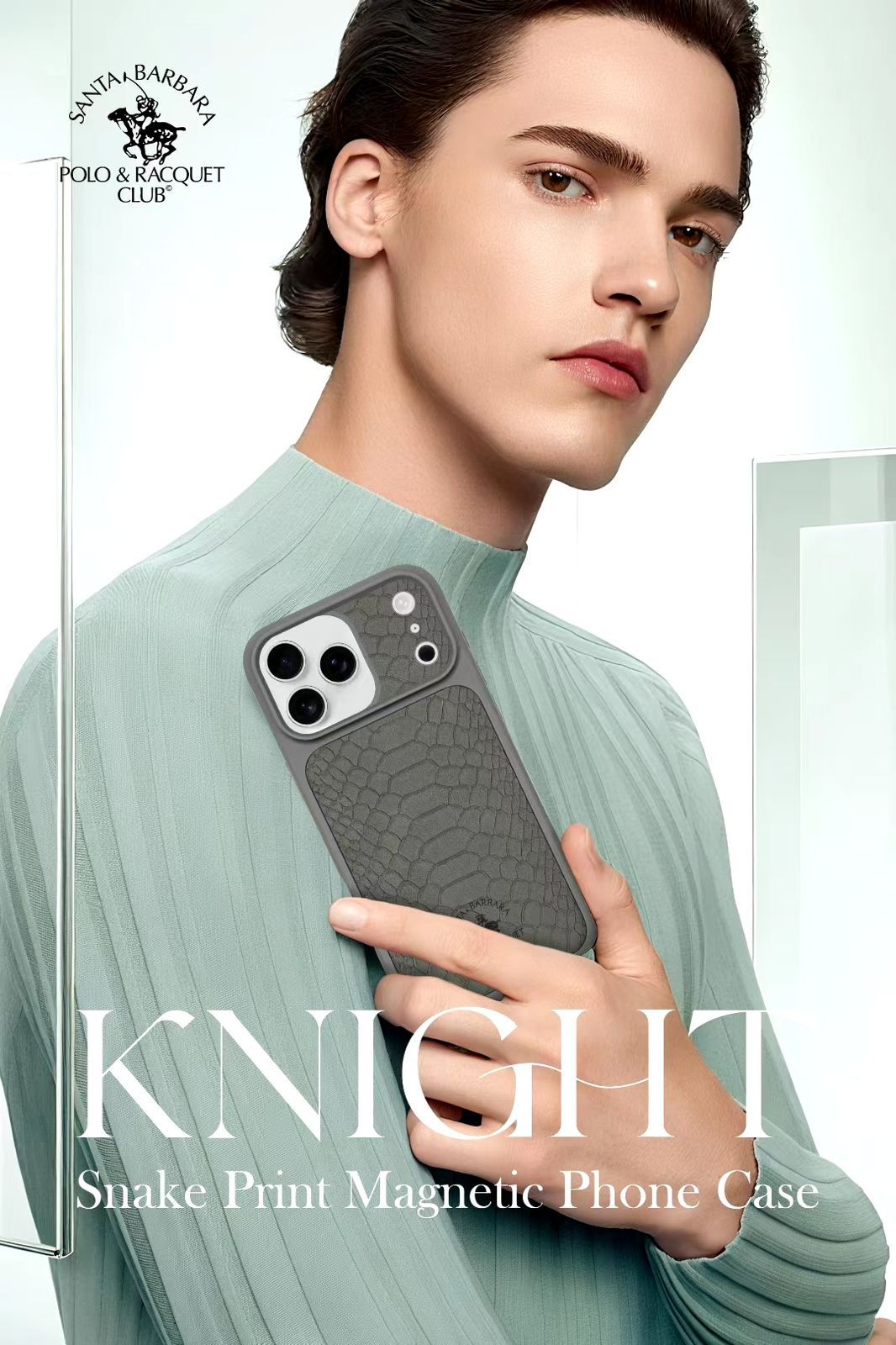 Santa Barbara Knight Case with Magsafe - Grey