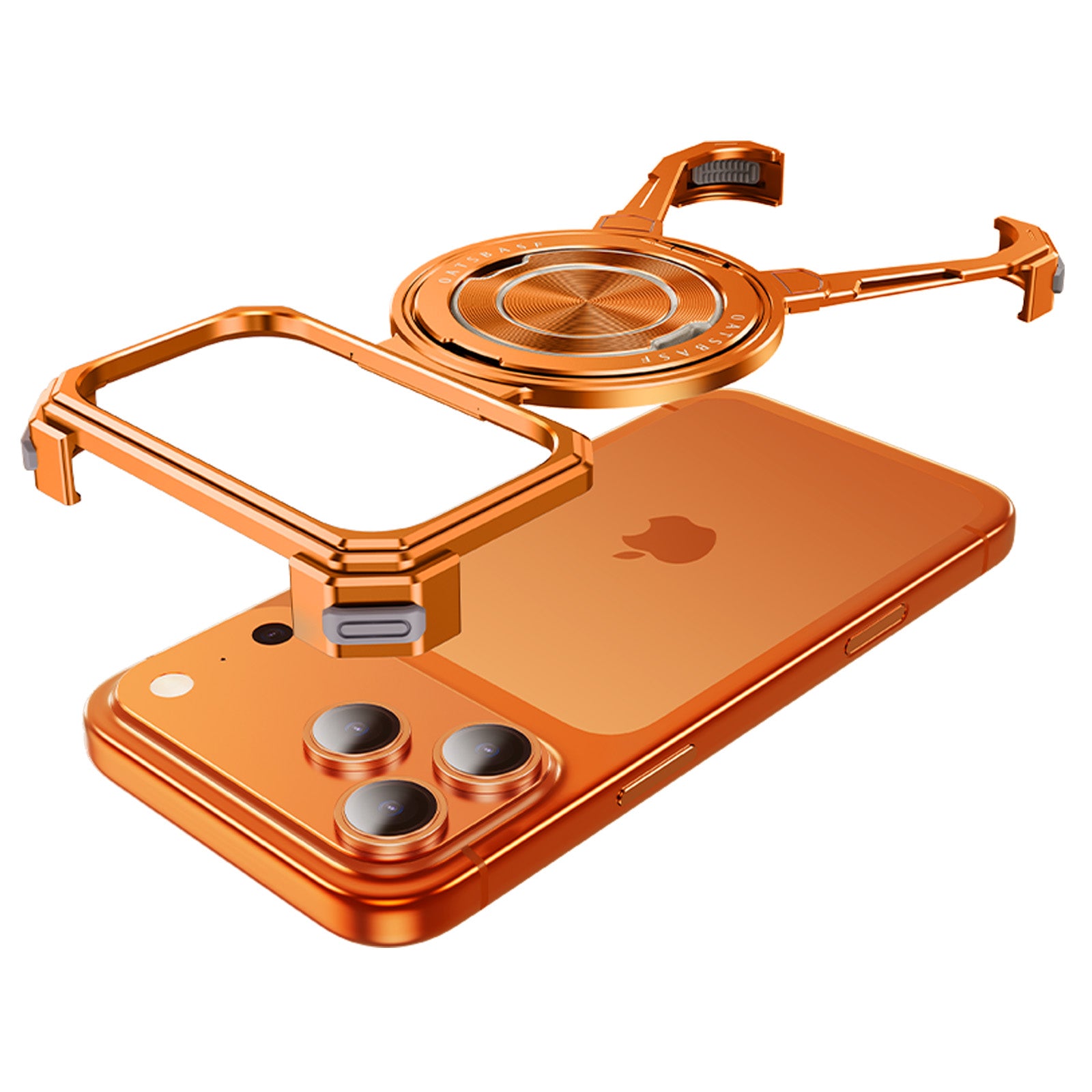 Outdo Tech - Metal Armor Pro – 360° Kickstand MagSafe Metal Bumper