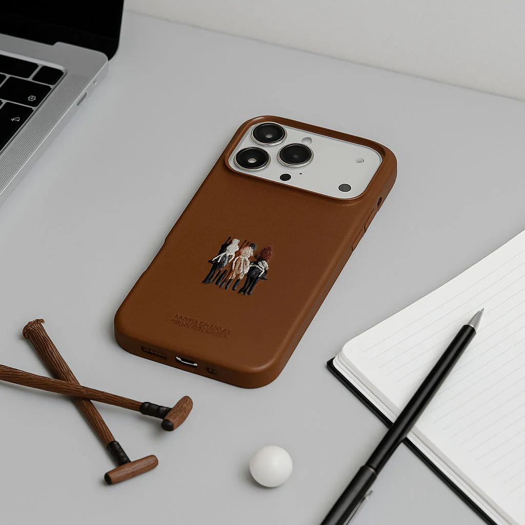 Santa Barbara Justin Case with Magsafe - Brown