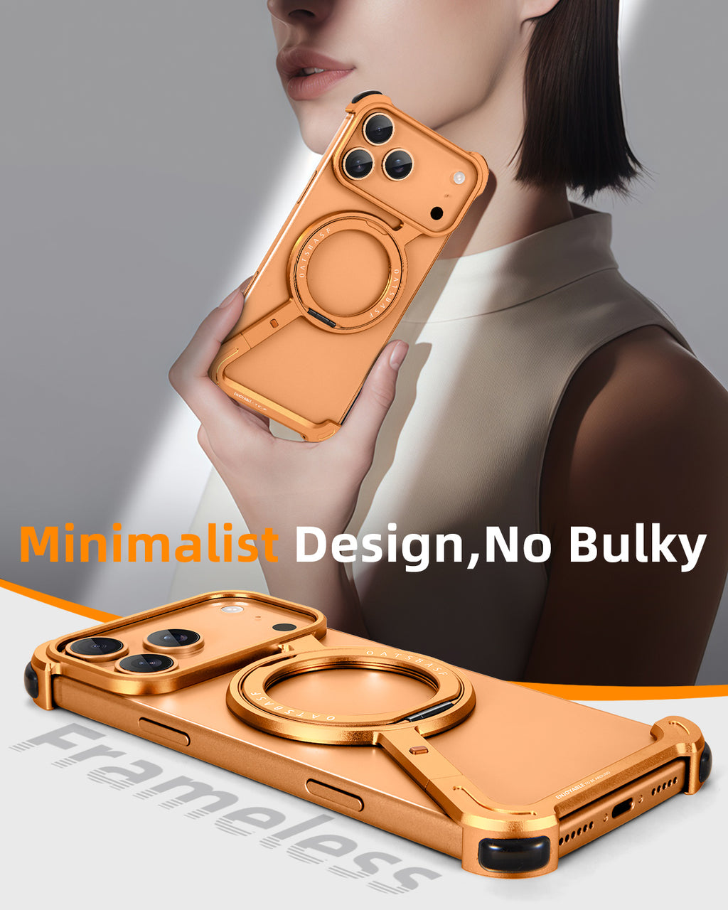 Outdo Tech - Metal Z Armor Case with 360° Rotating MagSafe Stand