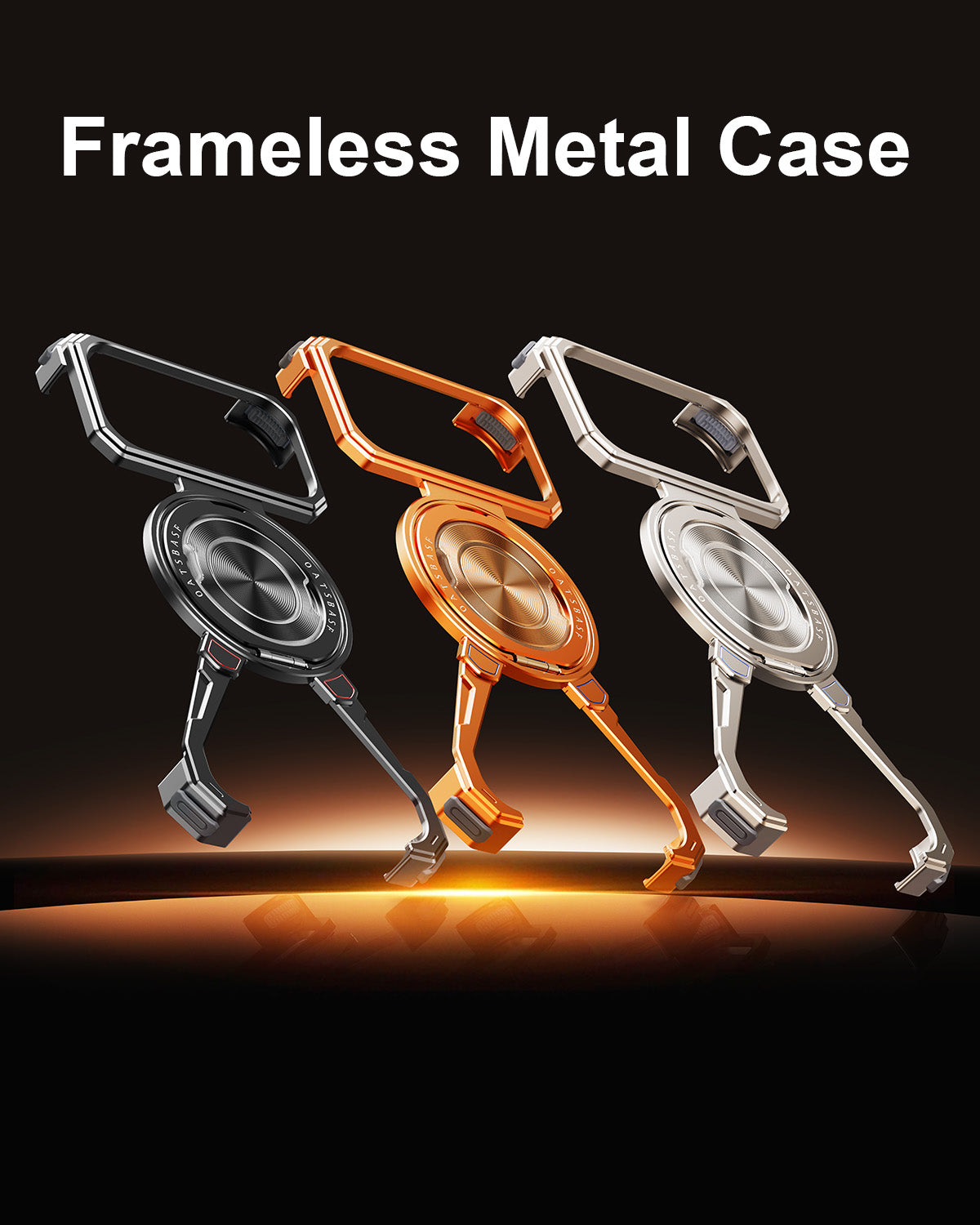 Outdo Tech - Metal Armor Pro – 360° Kickstand MagSafe Metal Bumper