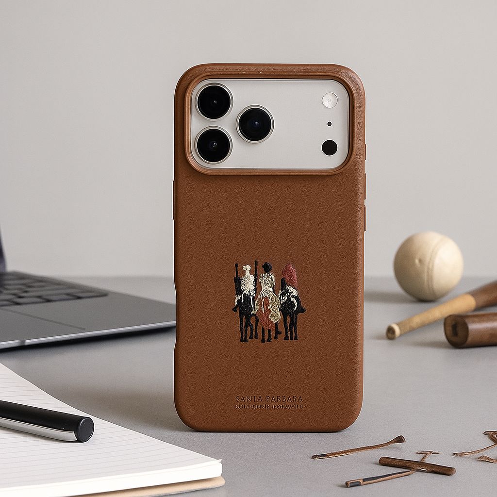 Santa Barbara Justin Case with Magsafe - Brown